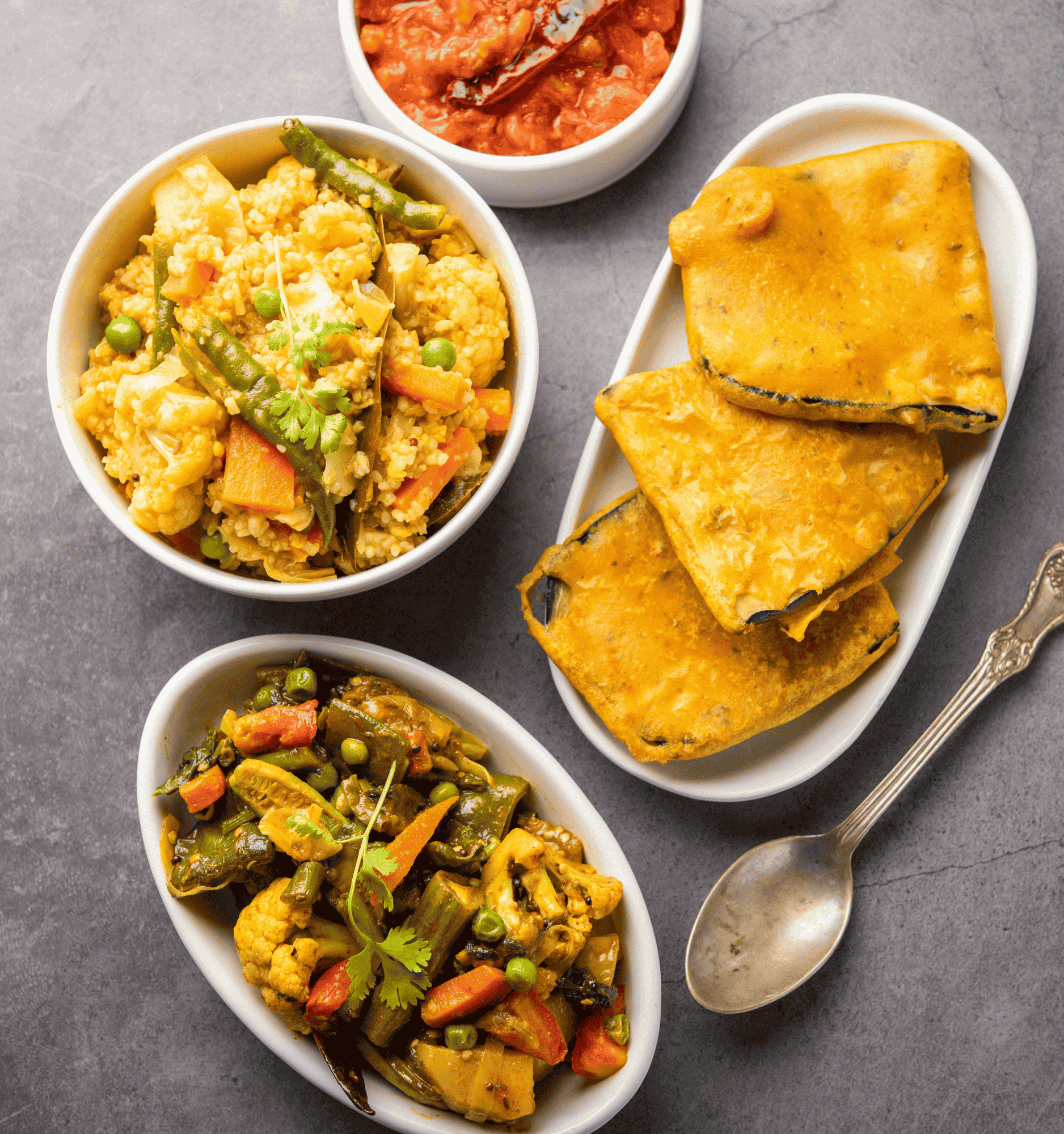 Indian restaurant in vegetarian