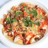 Veg Samosa Channa Chat